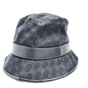Gucci Black Logo Bucket Hat